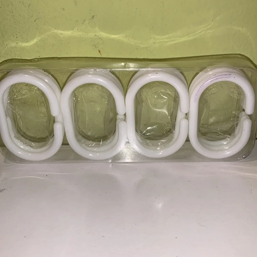 Shower curtain hooks